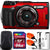 OLYMPUS Tough TG-6 12MP Waterproof W-Fi Digital Camera Red with 64GB Memory Card + Strap & Case