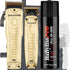 BaByliss Pro Limited Edition LO-PROFX High-Performance Clipper & Trimmer Gift Set (GOLD) #FXHOLPKLP-G Barber Accessory Bundle