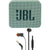 JBL GO 2 Portable Wireless Waterproof Speaker (Seafoam Mint) with JBL T110 in Ear Headphones Black