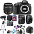 Nikon D5300 DSLR Camera with 18-55mm Lens and Accessory Bundle