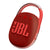 JBL Clip 4 Portable Bluetooth Speaker Red with JBL T110 in Ear Headphones