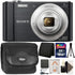 Sony CyberShot DSC-W810 20.1MP Digital Camera Black with 6X Optical Zoom 16GB Memory Card All You Need Bundle