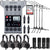 Zoom PodTrak P4 Portable Multitrack Podcast Recorder + 4x Zoom ZDM-1 Podcast Mic Pack Accessory Bundle