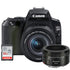 Canon EOS Rebel 250 Digital SLR Camera + 18-55mm Lens + EF 50mm f/1.8 STM Lens Kit