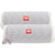 Two Pack JBL FLIP 5 Waterproof Portable PartyBoost Bluetooth Speaker - White