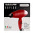 BaByliss Pro Nano Titanium Hair Dryer Red #BRRAP1 with Knuckle Neck Brush and Comb