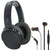 Skullcandy Hesh ANC Noise Canceling Over-Ear Wireless Headphones (True Black) with JBL T110 in Ear Headphones Black