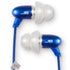 JLAB Jbuds Sleek 6mm Metal Earbuds Blue with 6mm Japanese Cobalt Magnet