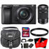 Sony Alpha a6400 24.2MP Wi-Fi Mirrorless Digital Camera with 16-50 and 55-210mm Lens and Kit