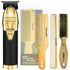 BaByliss PRO Gold FX Boost + Metal Trimmer FX787GBP + Comb Set  and Cleaning Brush