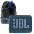 JBL Go 3 Portable Waterproof Wireless IP67 Dustproof Outdoor Bluetooth Speaker (Blue) with Soft Pouch Bag