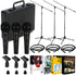 Behringer XM1800S Dynamic Vocal & Instrument Microphone (3-pack) + 3x Boom Stand Bundle