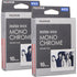 2 Pack FUJIFILM INSTAX Pack Wide Monochrome Instant Film (20 Exposures)