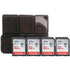 4x SanDisk 32GB Ultra SDHC UHS-I Memory Card with Memory Card Holder