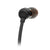 Two JBL T110 In-Ear with Built-in Microphone Headphones Black