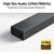 LG S80QY - 3.1.3 Channel Soundbar with Wireless Subwoofer, Dolby Atmos and DTS:X - Black